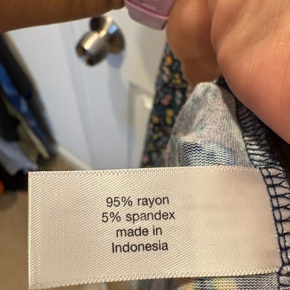 Lane Bryant Off-the-Shoulder Dress With Pockets Colorful Floral Size 22/24 - Picture 4 of 5